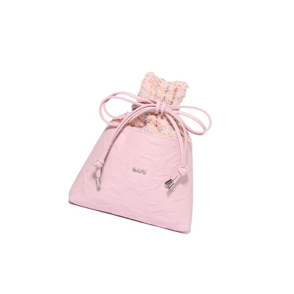 Dámské Batohy A BATHING APE Bape Solid Camo Drawstring Růžové | MRBLG-4039