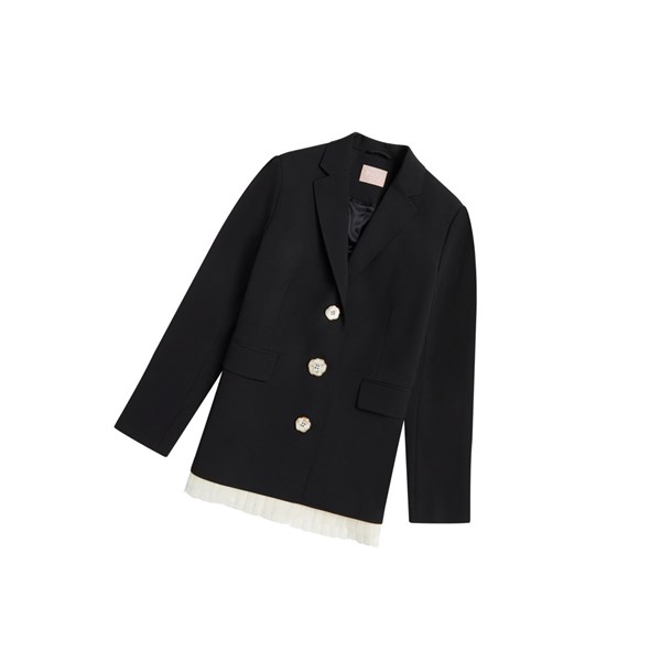 Dámské Blazer A BATHING APE Bape Buttoned Blazer Černé | KOZGM-7140