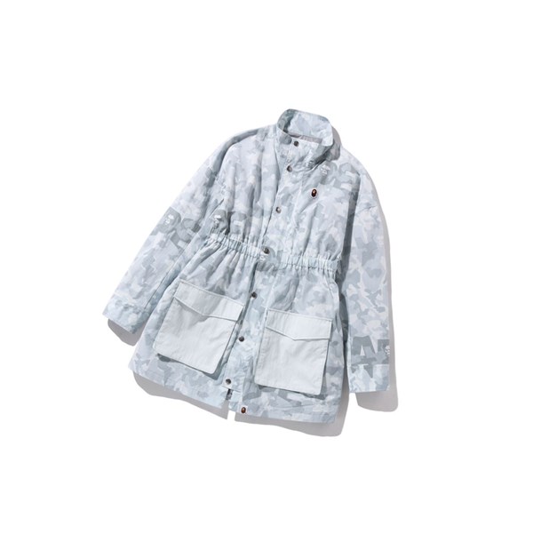 Dámské Bundy A BATHING APE Bape Sand Camo A Bathing Ape M65 Thin Šedé | PERXI-0645