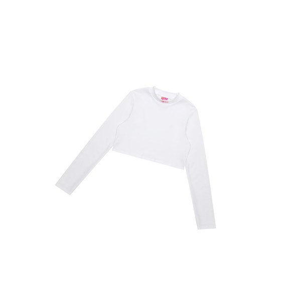Dámské Halenka A BATHING APE Bape Cropped Turtle Neck Top Long Sleeve Bílé | KBXTG-3419