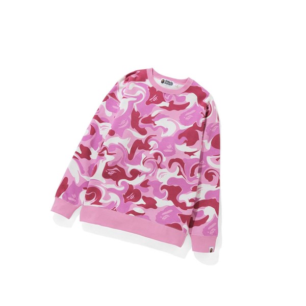 Dámské Mikiny A BATHING APE Bape Marble Camo Oversized Crewneck Růžové | TFCVB-0268