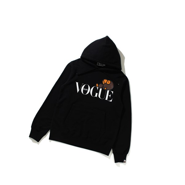 Dámské Mikiny S Kapucí A BATHING APE Bape X Vogue Milo Pullover Černé | AFTWK-7284