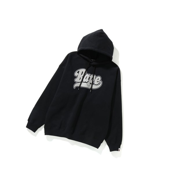 Dámské Mikiny S Kapucí A BATHING APE Bape Oversized Pullover Černé | LWYIQ-6372