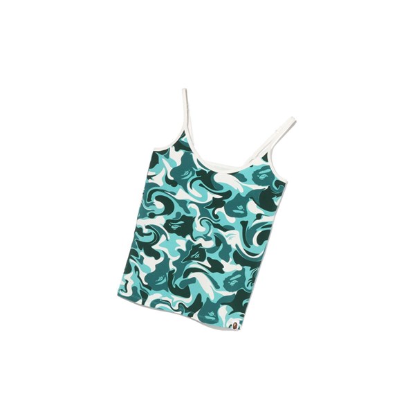 Dámské Tank Tops A BATHING APE Bape Marble Camo Camisole Tank Top Mátově Zelená | HLAYP-0892