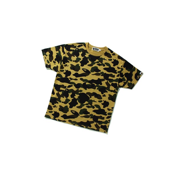 Dámské Tričko A BATHING APE Bape 1st Camo Oversized Tee Krátké Sleeve Žluté | USPKH-2135