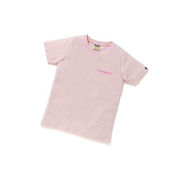 Dámské Tričko A BATHING APE Bape A Bathing Ape Line Camo Tee Krátké Sleeve Růžové | CHMBQ-9283