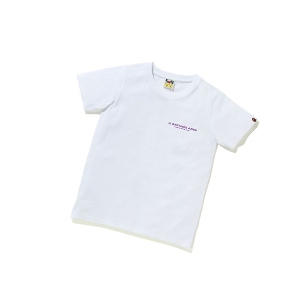 Dámské Tričko A BATHING APE Bape A Bathing Ape Line Camo Tee Krátké Sleeve Bílé | JVFWS-6948