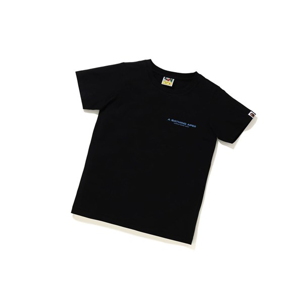 Dámské Tričko A BATHING APE Bape A Bathing Ape Line Camo Tee Krátké Sleeve Černé | ZPSTI-5436