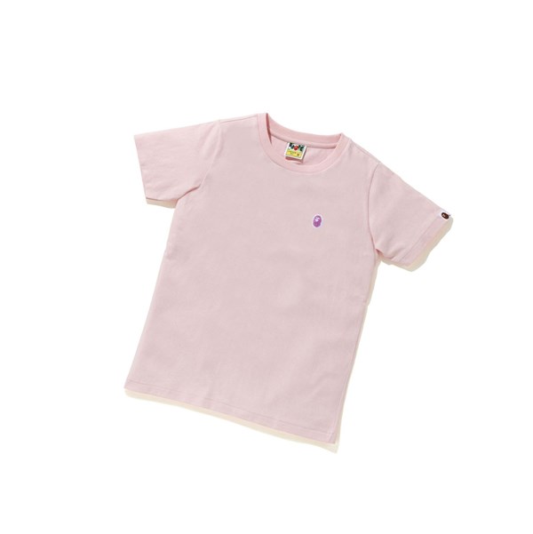 Dámské Tričko A BATHING APE Bape Ape Head One Point Tee Krátké Sleeve Růžové | QAKHD-2816