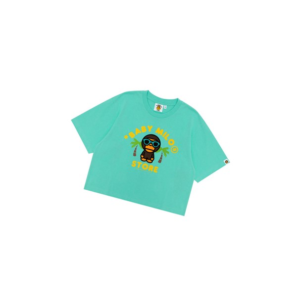 Dámské Tričko A BATHING APE Bape Baby Milo Printed Tee Krátké Sleeve Mátově Zelená | HVAYI-3756