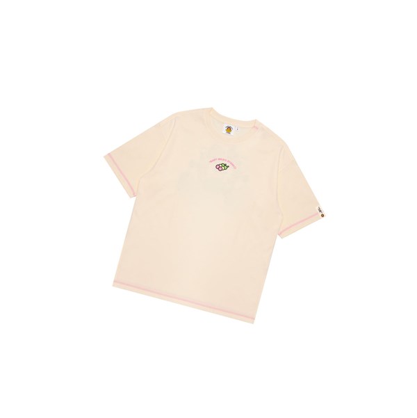 Dámské Tričko A BATHING APE Bape Baby Milo Boxy Fit Tee Krátké Sleeve Bílé | VFKPX-9648