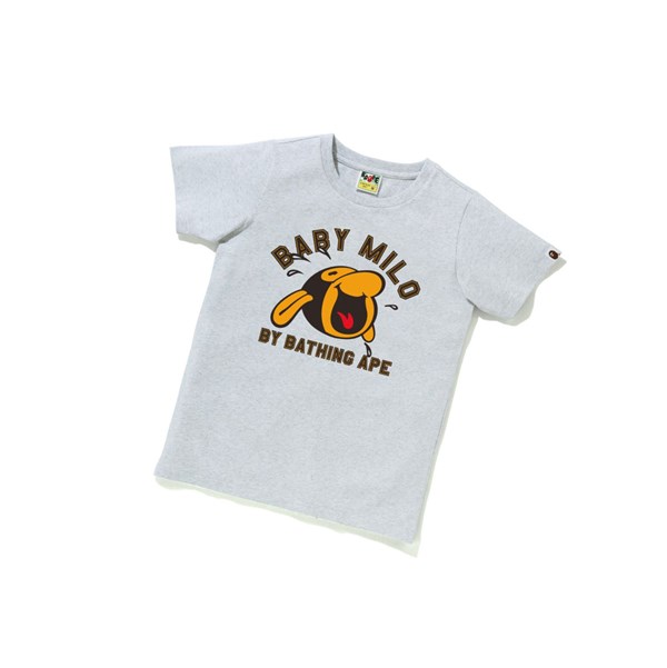 Dámské Tričko A BATHING APE Bape Classic Baby Milo Tee #1 Krátké Sleeve Šedé | WPDNH-2798