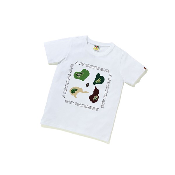 Dámské Tričko A BATHING APE Bape Def Camo Tee Krátké Sleeve Bílé | HDPEI-0296