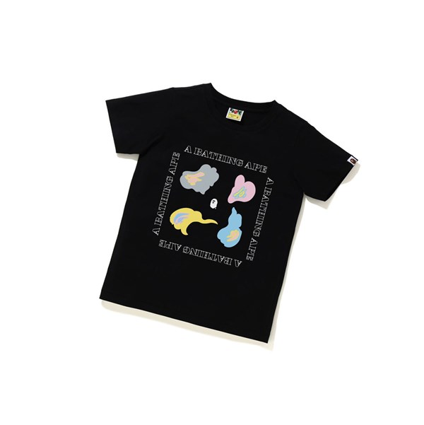Dámské Tričko A BATHING APE Bape Def Camo Tee Krátké Sleeve Černé | QVORH-8546