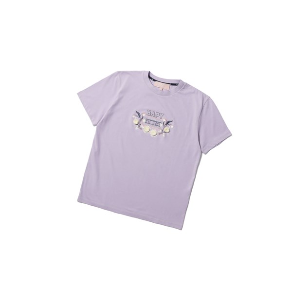 Dámské Tričko A BATHING APE Bape Embellished Tee Krátké Sleeve Pastel Lilac | LOITF-7204