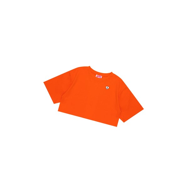 Dámské Tričko A BATHING APE Bape Graphic Loose Tee Krátké Sleeve Tmavě Oranžové | BSHXZ-0143