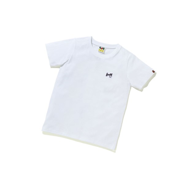Dámské Tričko A BATHING APE Bape Sta Logo One Point Tee Krátké Sleeve Bílé | GTVXP-6854