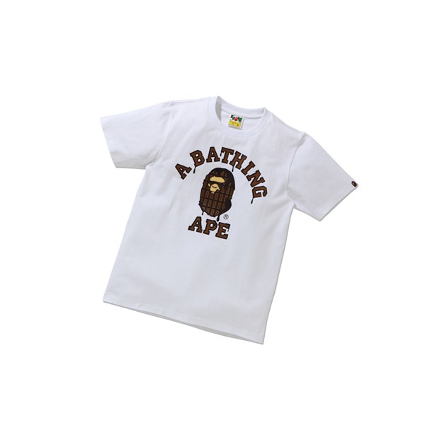 Dámské Tričko A BATHING APE Bape Valentine Chocolate Ape Head Tee Krátké Sleeve Bílé | HEWVN-6201