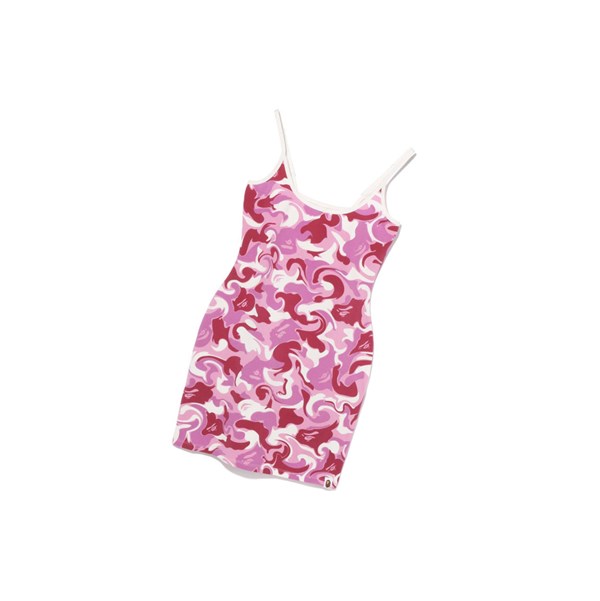 Dámské Šaty A BATHING APE Bape Marble Camo Cami Bodycon Tee Onepiece Mini Růžové | YMBRN-0638