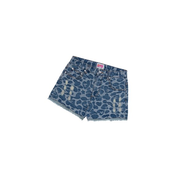 Dámské Šortky A BATHING APE Bape Graphic Denim Denim | IXZVB-5649