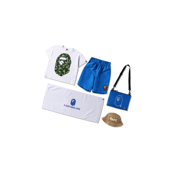 Dětské Tričko A BATHING APE Bape Summer Bag Vacation Beach Blankyt | QBEVC-6924