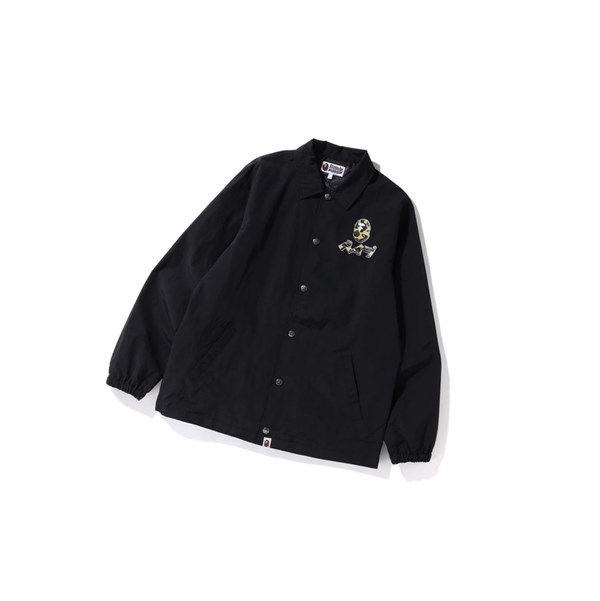 Pánské Bundy A BATHING APE Bape Harajuku Coach Černé | OINDV-8731
