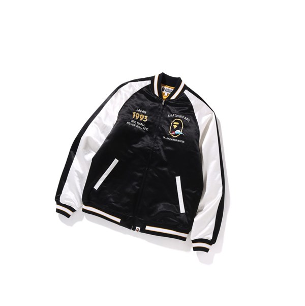 Pánské Bundy A BATHING APE Bape Japan Souvenir Černé | QLYCE-5240
