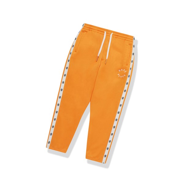 Pánské Kalhoty A BATHING APE Bape Logo Track Long Oranžové | LXIHZ-7530