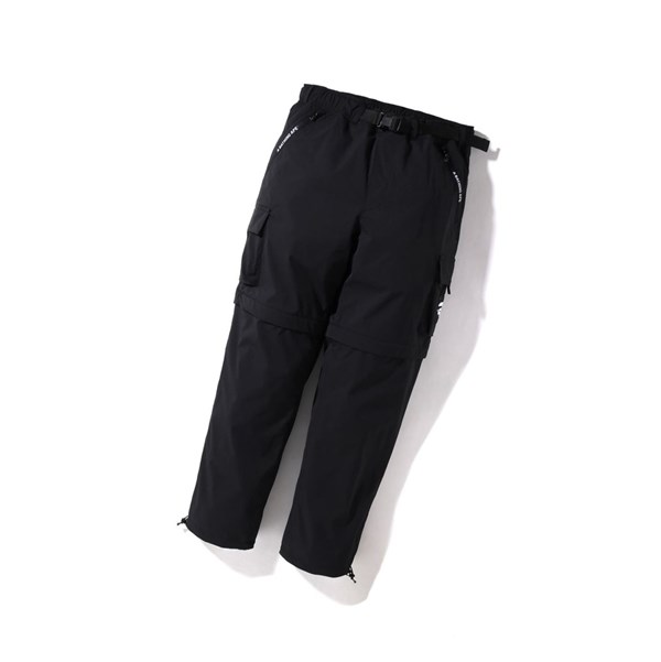 Pánské Kalhoty A BATHING APE Bape Multi Pocket Detachable Široké Fit Long Černé | NASYH-8396