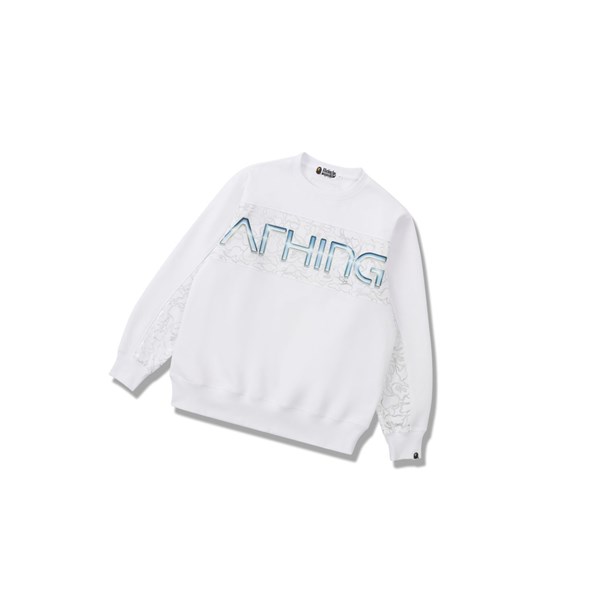 Pánské Mikiny A BATHING APE Bape X Hajime Sorayama Crewneck Bílé | NKLJP-2781