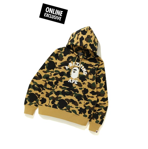 Pánské Mikiny S Kapucí A BATHING APE Bape 1st Camo College | CFGXM-9531