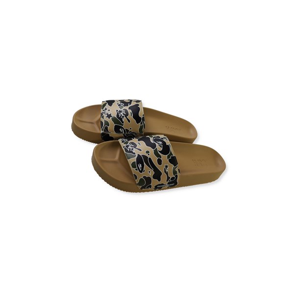 Pánské Slide Sandals A BATHING APE Bape X Hayn Sta Camo Slip On Hnědožlutý | SVBTU-5294