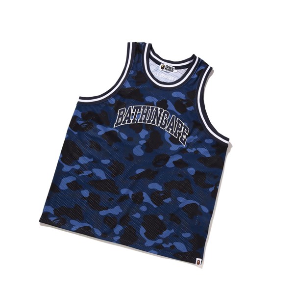 Pánské Tank Tops A BATHING APE Bape Color Camo Basketball Tank Top Blankyt | KORMT-2856