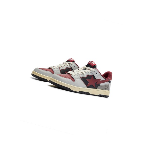 Pánské Tenisky A BATHING APE Bape Sk8 Sta #4 M1 Low Bílé | ALTKD-6174