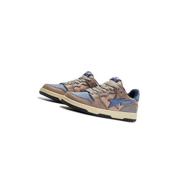 Pánské Tenisky A BATHING APE Bape Sk8 Sta #3 M1 Low Šedé | VWNUI-9307