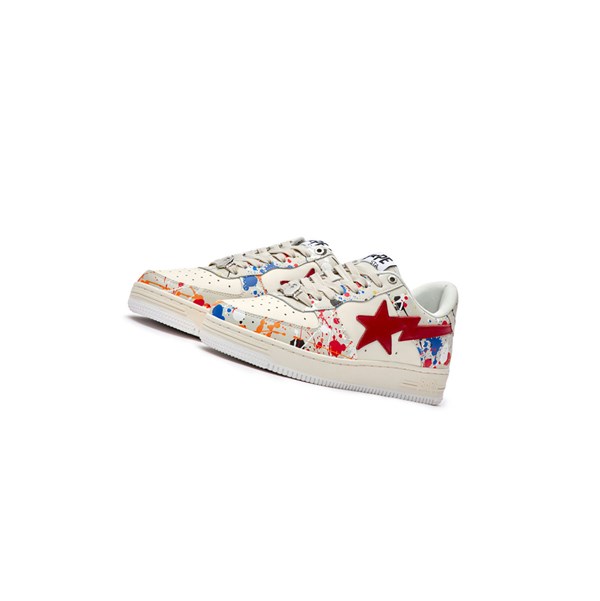 Pánské Tenisky A BATHING APE Bape Sta #3 M2 Low Bílé | GKDAO-5824