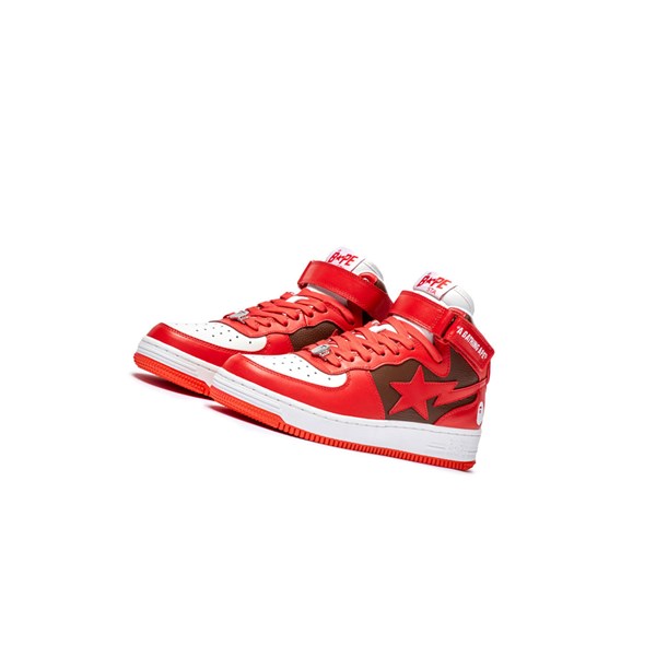 Pánské Tenisky A BATHING APE Bape Sta Mi #2 M2 High Červené | KXIJW-7931