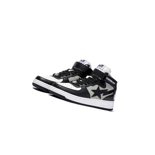 Pánské Tenisky A BATHING APE Bape Sta Mi #2 M2 High Černé | QUMFP-6729