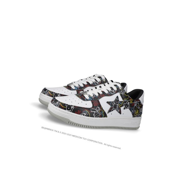 Pánské Tenisky A BATHING APE Bape Sta X Medicom Toy Be@r Camo M1 Low Černé | IDRWH-8753