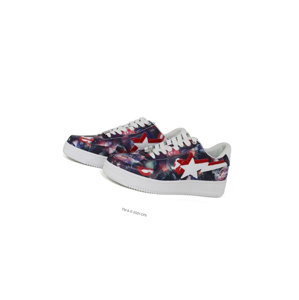 Pánské Tenisky A BATHING APE Bape X Ghostbusters Camo Baby Milo Double Bape Sta™ Low Mid Fialové | CFKPU-0746