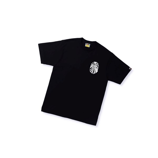 Pánské Tričko A BATHING APE Bape Ape Head Tee #1 Krátké Sleeve Černé | GBIXV-5801