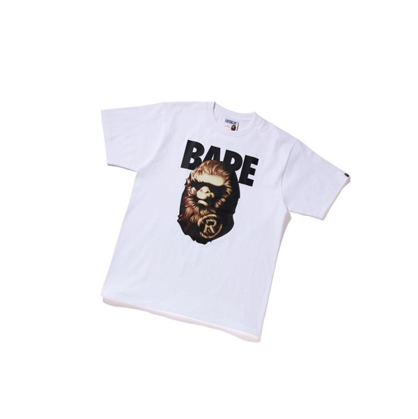 Pánské Tričko A BATHING APE Bape Ape Head Tee Krátké Sleeve Bílé | NVZKU-5871