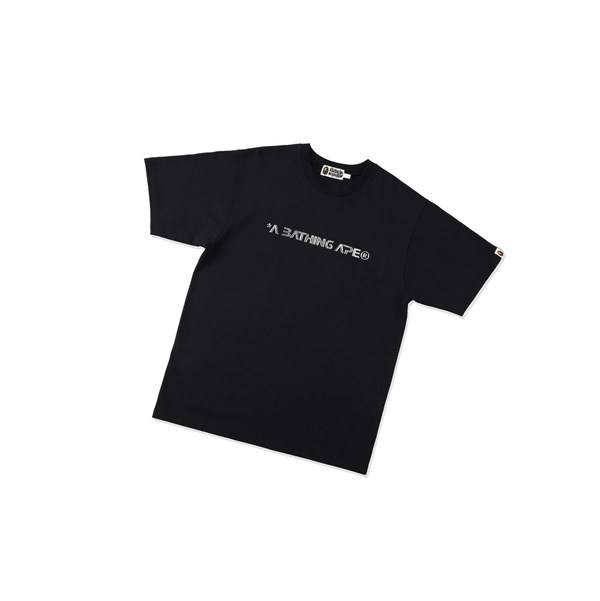 Pánské Tričko A BATHING APE Bape Ape Head Moon Tee Krátké Sleeve Černé | PKYUJ-8156