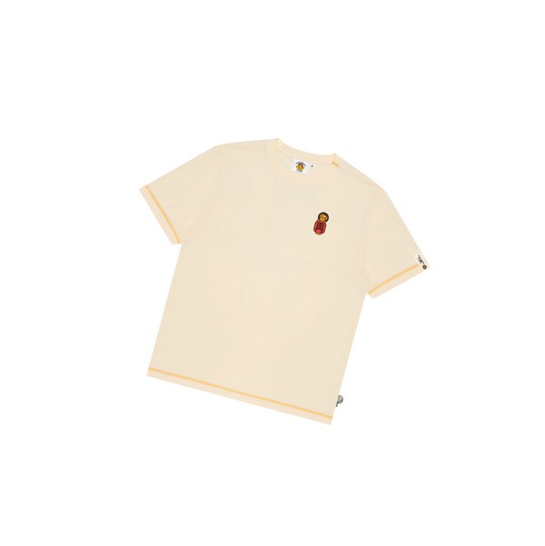 Pánské Tričko A BATHING APE Bape Baby Milo Tee Krátké Sleeve Bílé | BFSKZ-5023