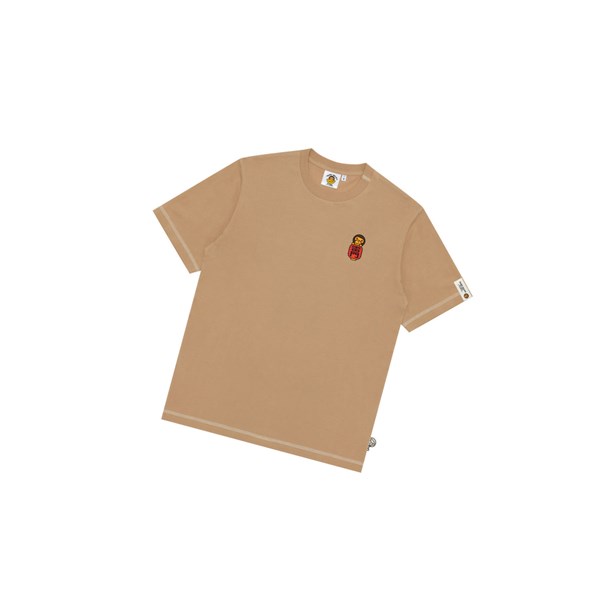 Pánské Tričko A BATHING APE Bape Baby Milo Tee Krátké Sleeve Béžový | WIXMA-6147
