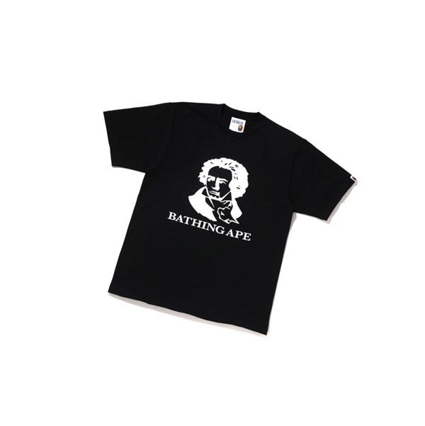 Pánské Tričko A BATHING APE Bape Bathing Ape Tee Krátké Sleeve Černé | MDFLJ-7421