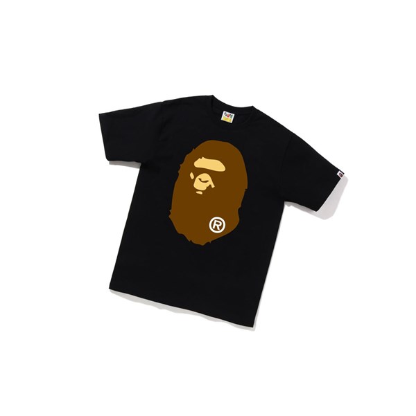 Pánské Tričko A BATHING APE Bape Big Ape Head Tee Krátké Sleeve Černé | HWDTB-2704