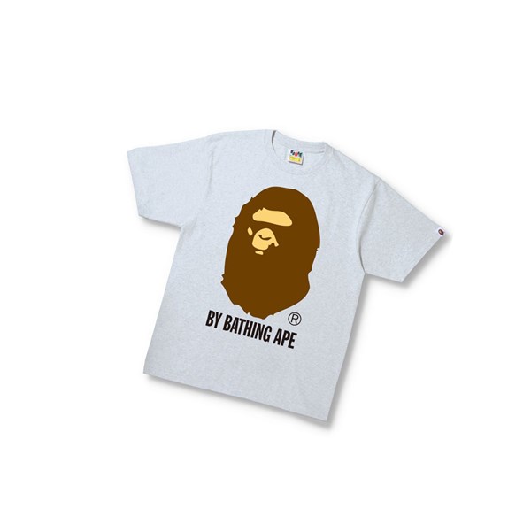 Pánské Tričko A BATHING APE Bape By Bathing Ape Tee Krátké Sleeve Šedé | NQWJZ-4657