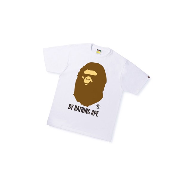 Pánské Tričko A BATHING APE Bape By Bathing Ape Tee Krátké Sleeve Bílé | PFZYH-5431