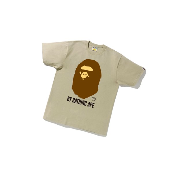 Pánské Tričko A BATHING APE Bape By Bathing Ape Tee Krátké Sleeve Béžový | SHZEV-5701